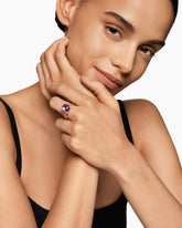 Chatelaine® Ring in 18K Yellow Gold with Amethyst and Diamonds, 11mm